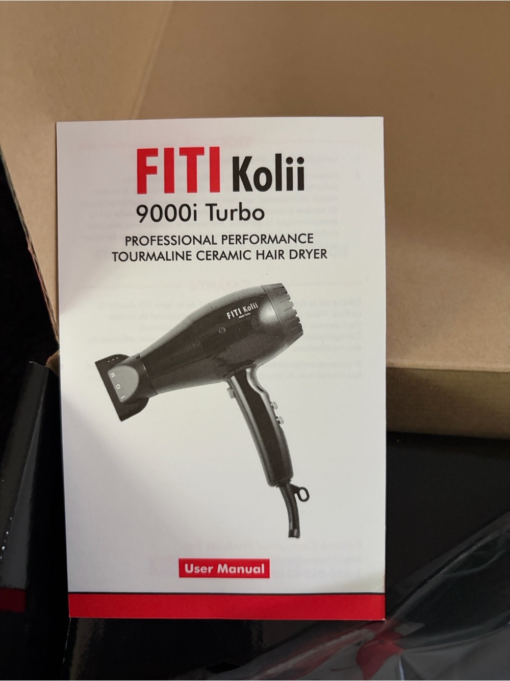 9000i Turbo ceramic Hair Dryer